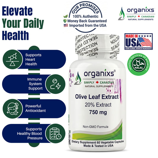 Organixs Olive Leaf Extract 750mg