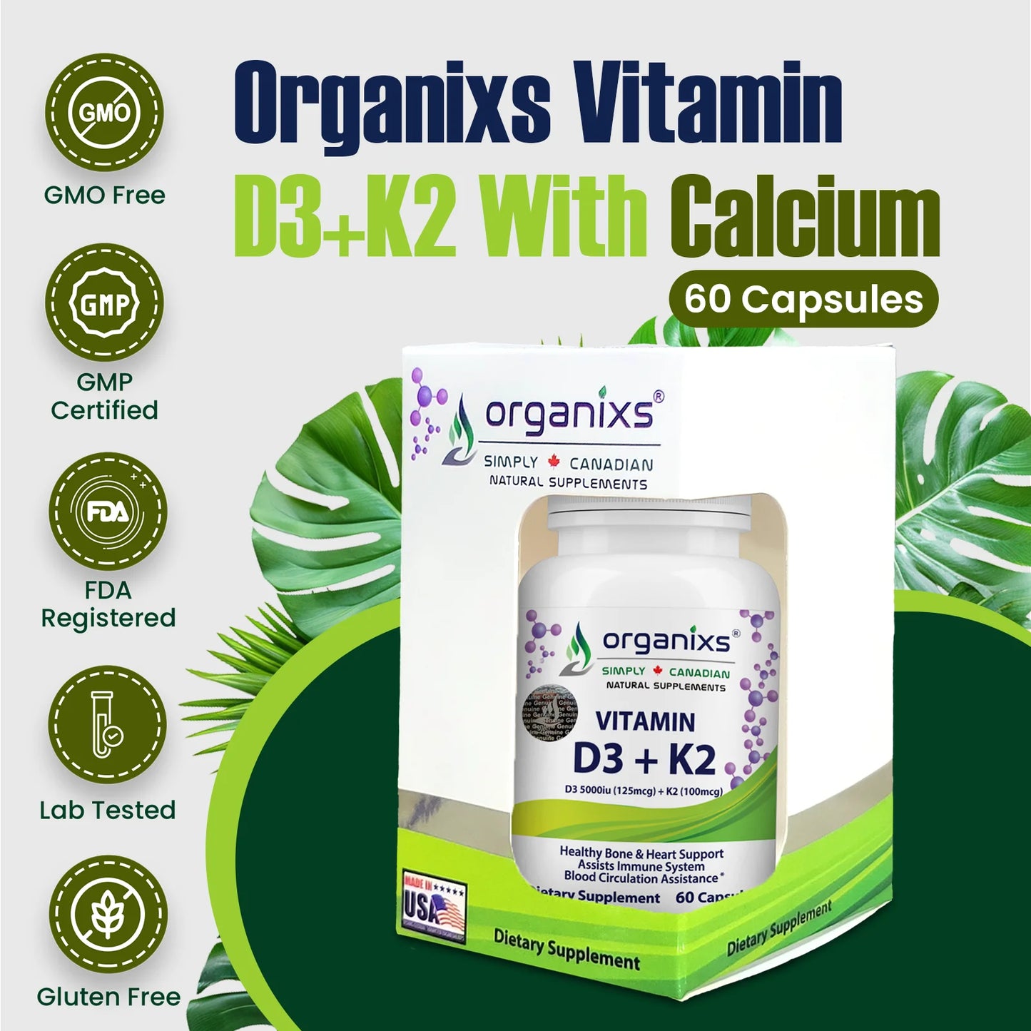 Vitamin D3 K2 5000iu