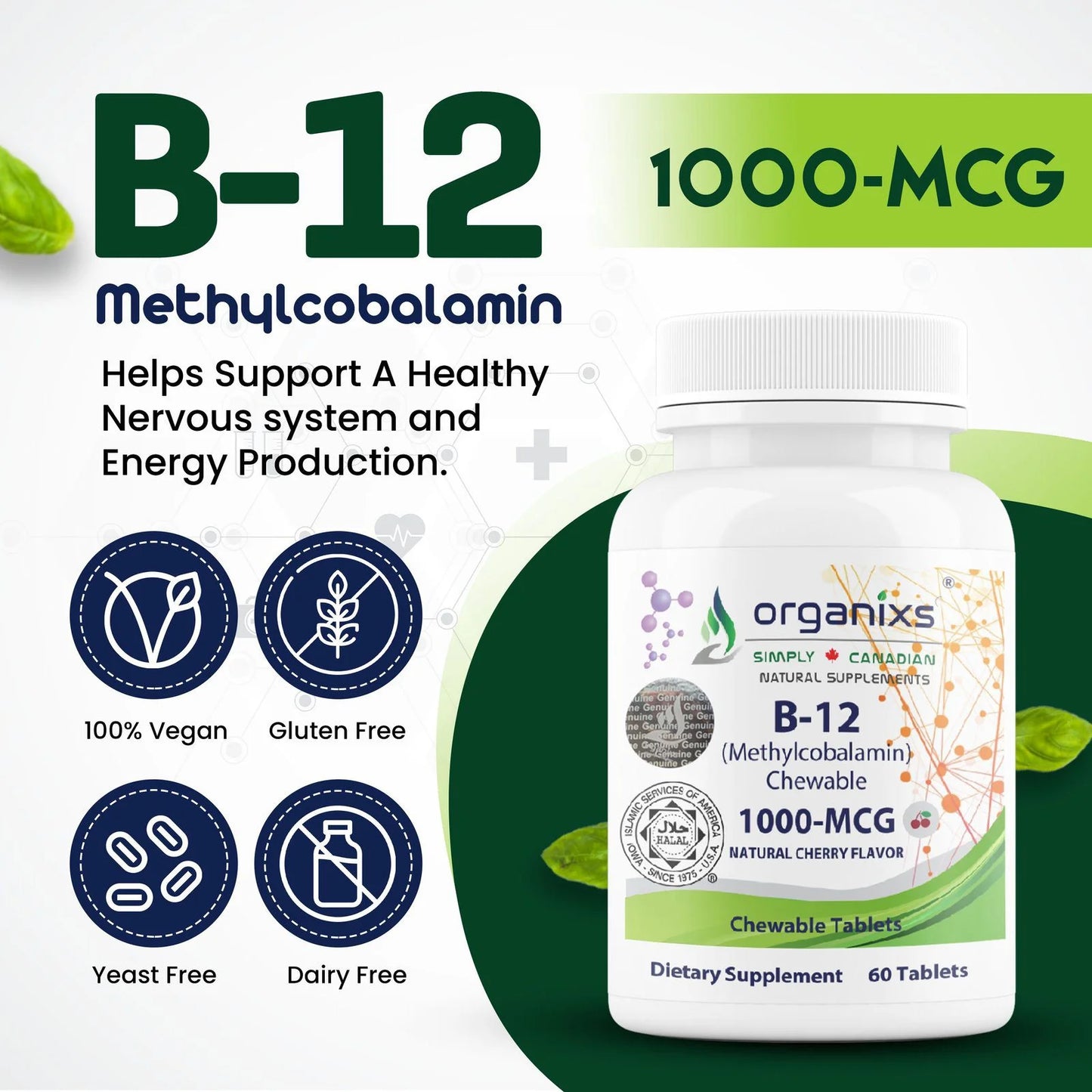 Vitamin B12 Methylcobalamin 1000mcg