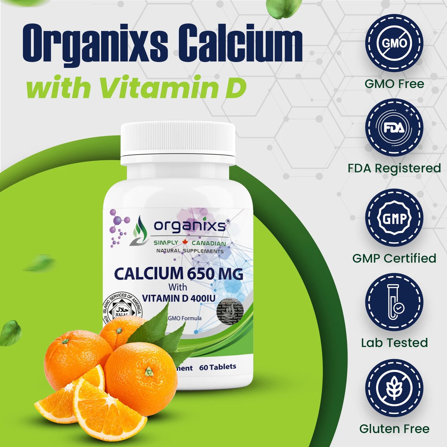 Calcium 650mg with Vitamin D