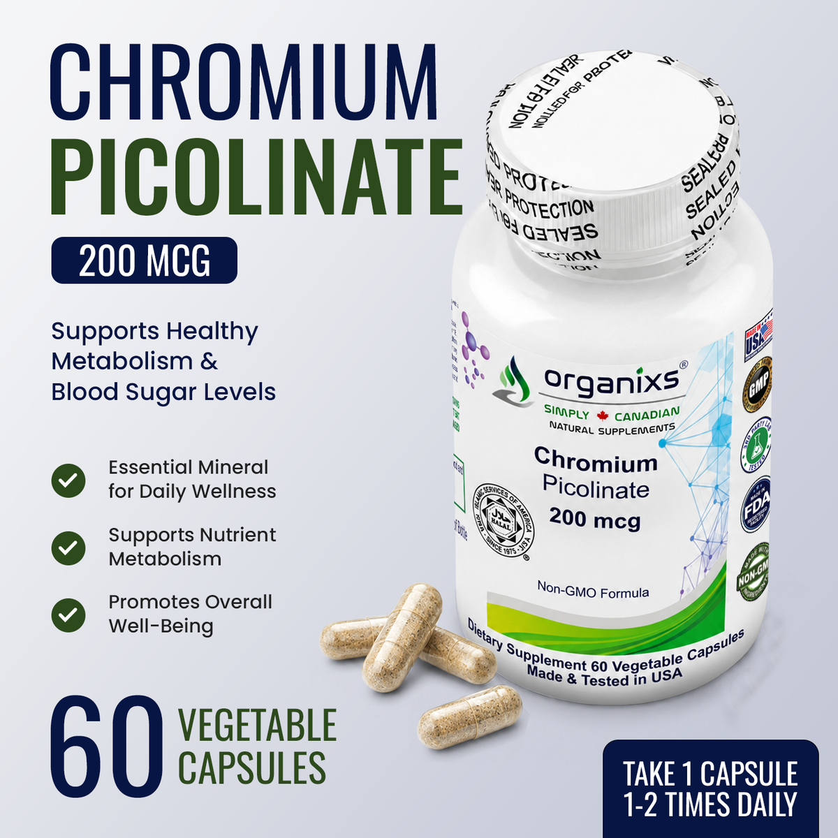 CHROMIUM PICOLINATE 200mcg
