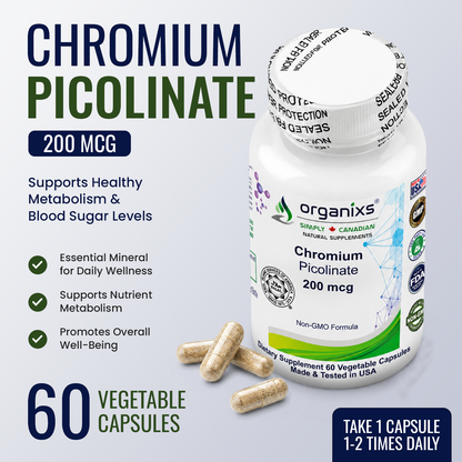 CHROMIUM PICOLINATE 200mcg