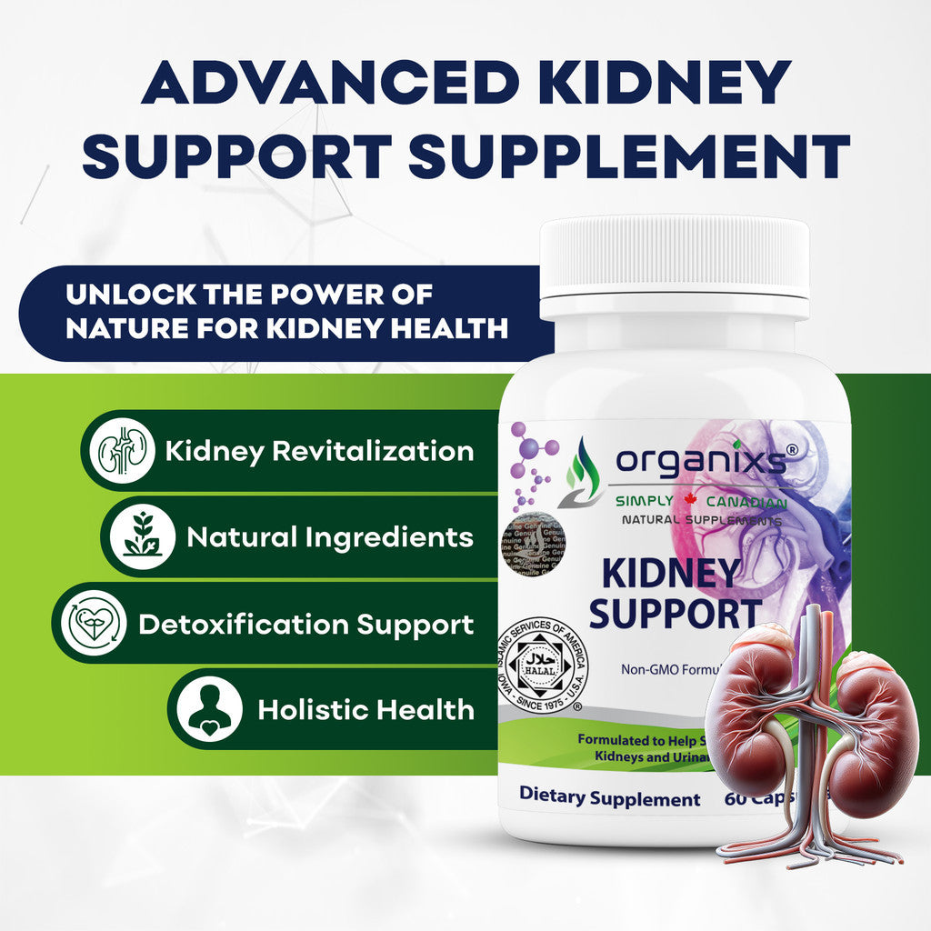 Organixs Halal Natural Kidney Support Supplement