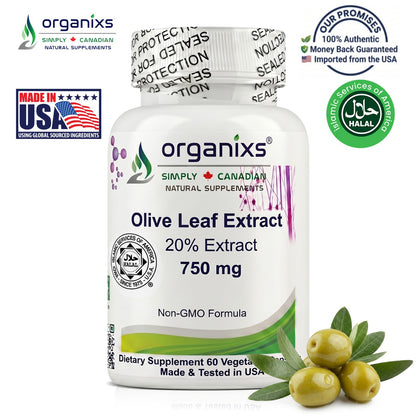 Organixs Olive Leaf Extract 750mg