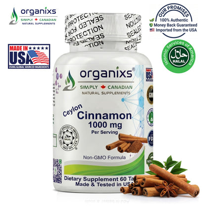 Organixs Organic Ceylon Cinnamon 1000mg