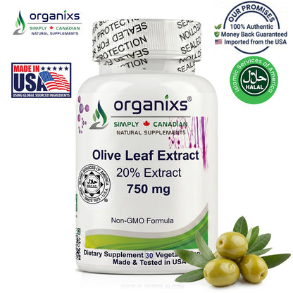 Organixs Olive Leaf Extract 750mg