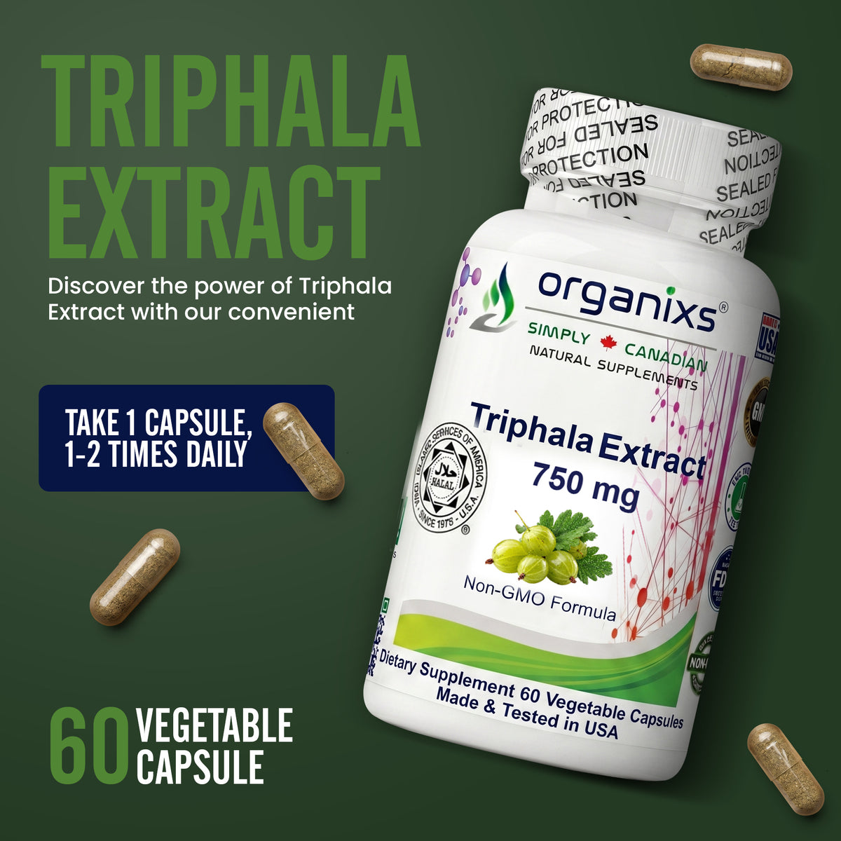 Organixs Triphala Supplement