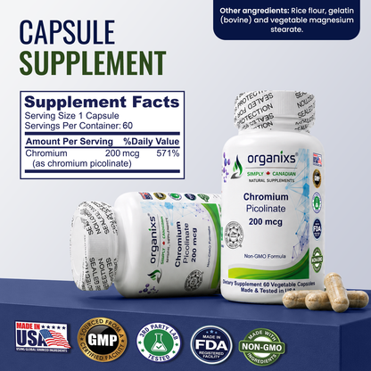 CHROMIUM PICOLINATE 200mcg