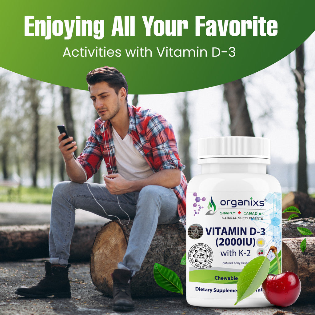Organixs Vitamin D3 K2 2000iu
