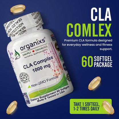 Organixs CLA Supplement 1000mg
