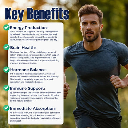Organixs Vitamin B6- P5P (Pyridoxal-5-Phosphate)