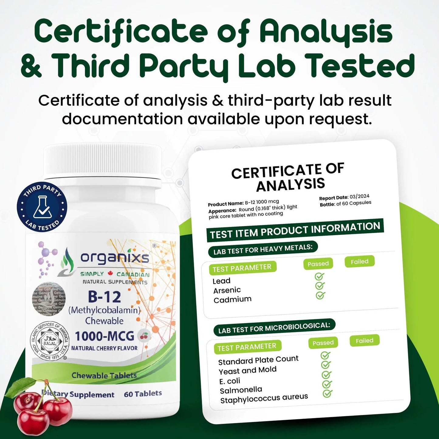 Vitamin B12 Methylcobalamin 1000mcg