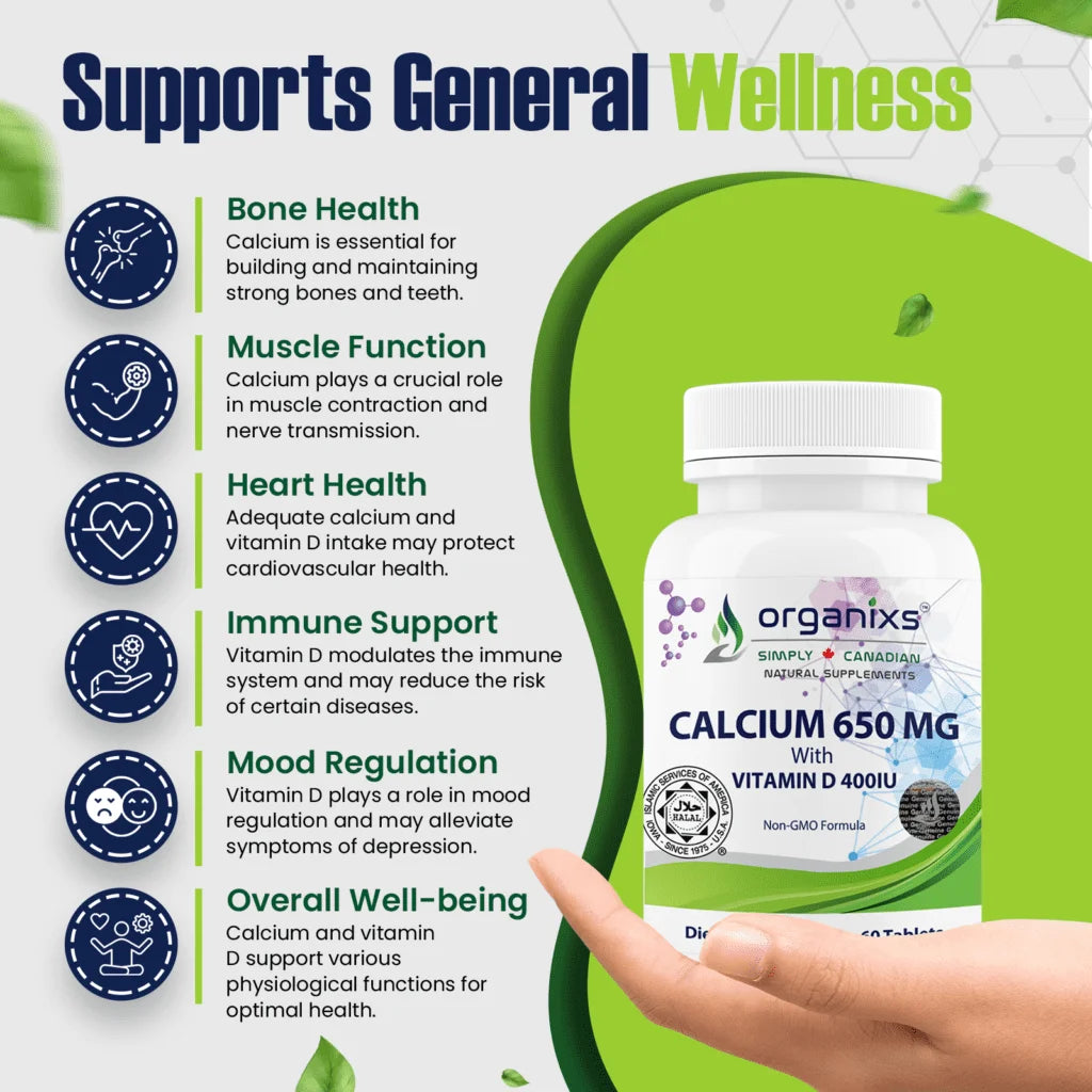 Calcium 650mg with Vitamin D