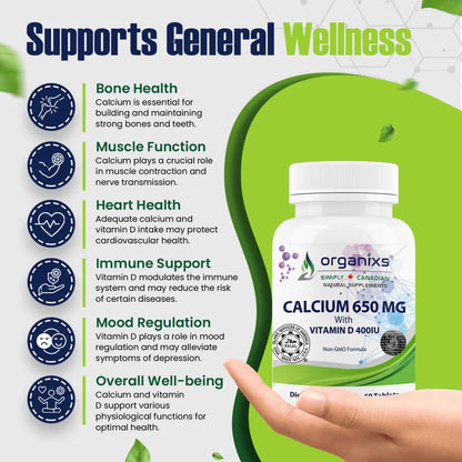 Calcium 650mg with Vitamin D