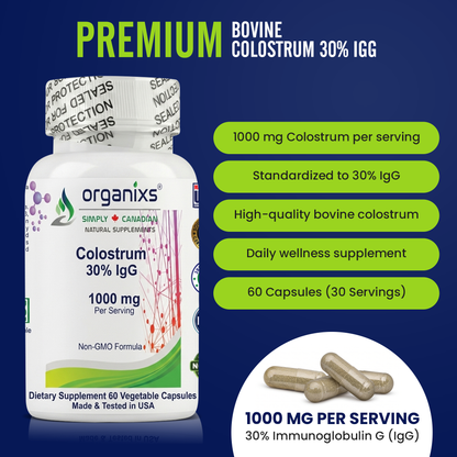 Organixs Colostrum Supplement 1000mg