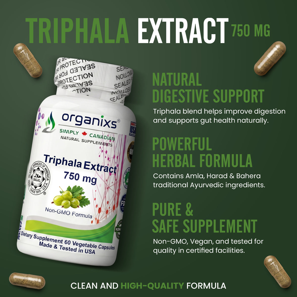 Organixs Triphala Supplement