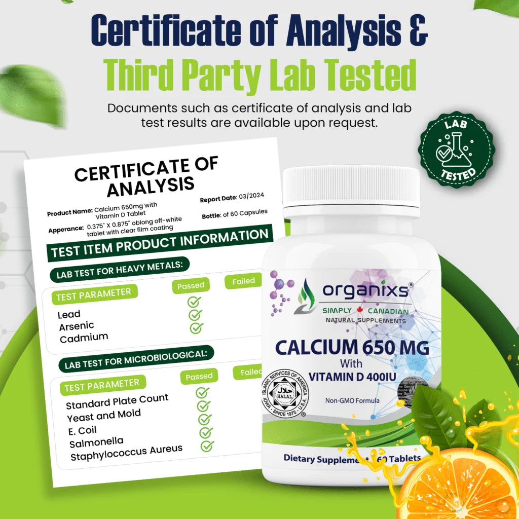 Calcium 650mg with Vitamin D
