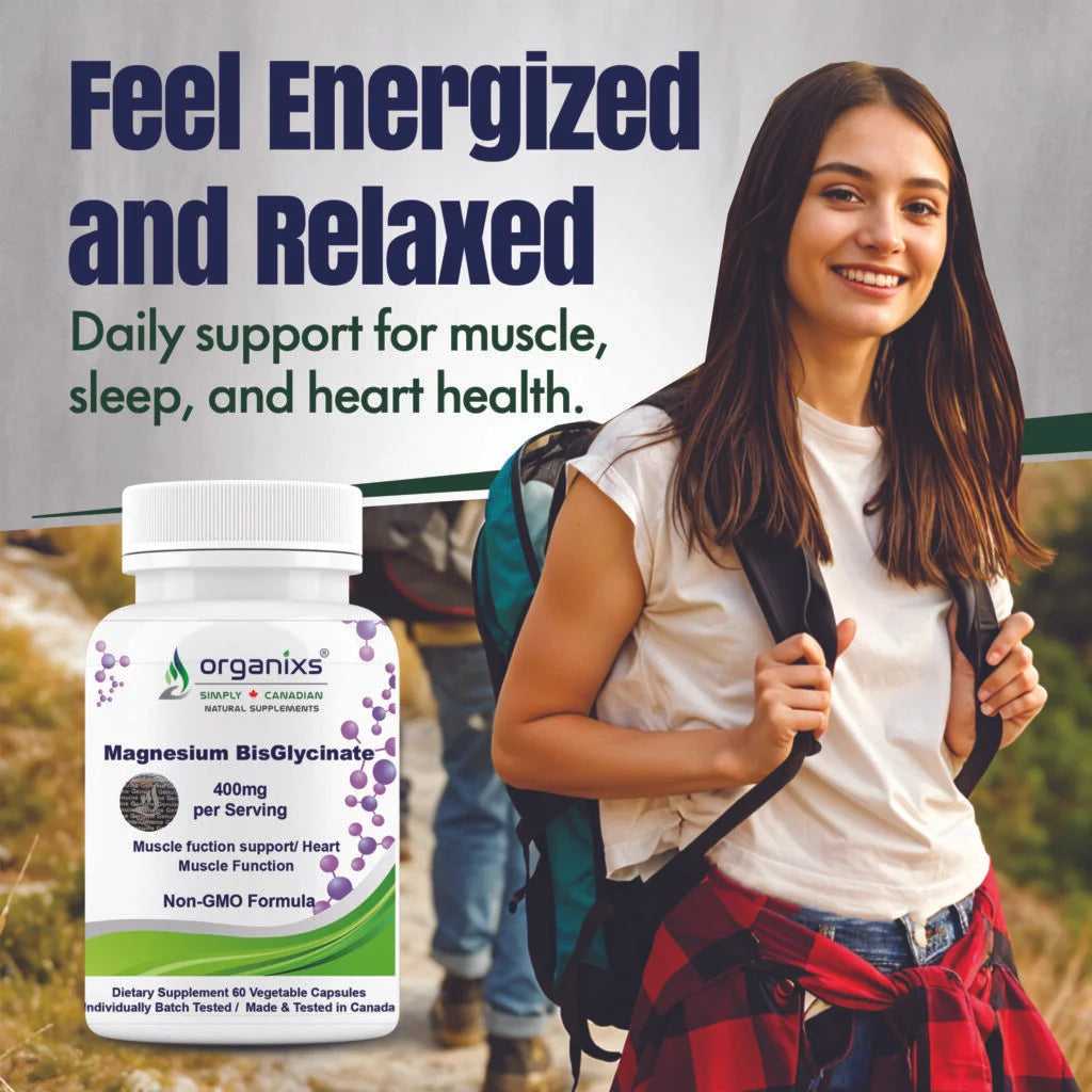 Magnesium Bisglycinate 400mg (Canada)