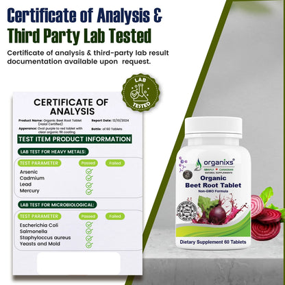 Organic Beetroot Powder [Tablets]