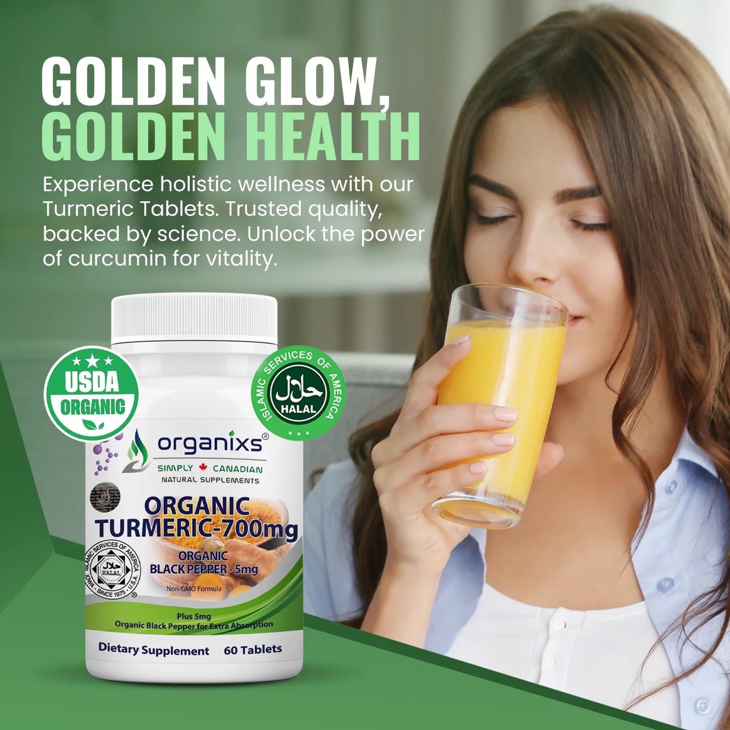 Organic Turmeric 700mg