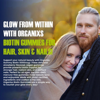 Organixs Biotin Gummy 5000 mcg