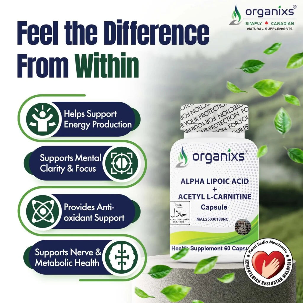 Alpha Lipoic Acid 225mg + Acetyl L-Carnitine 525mg (ALCAR) [CND]