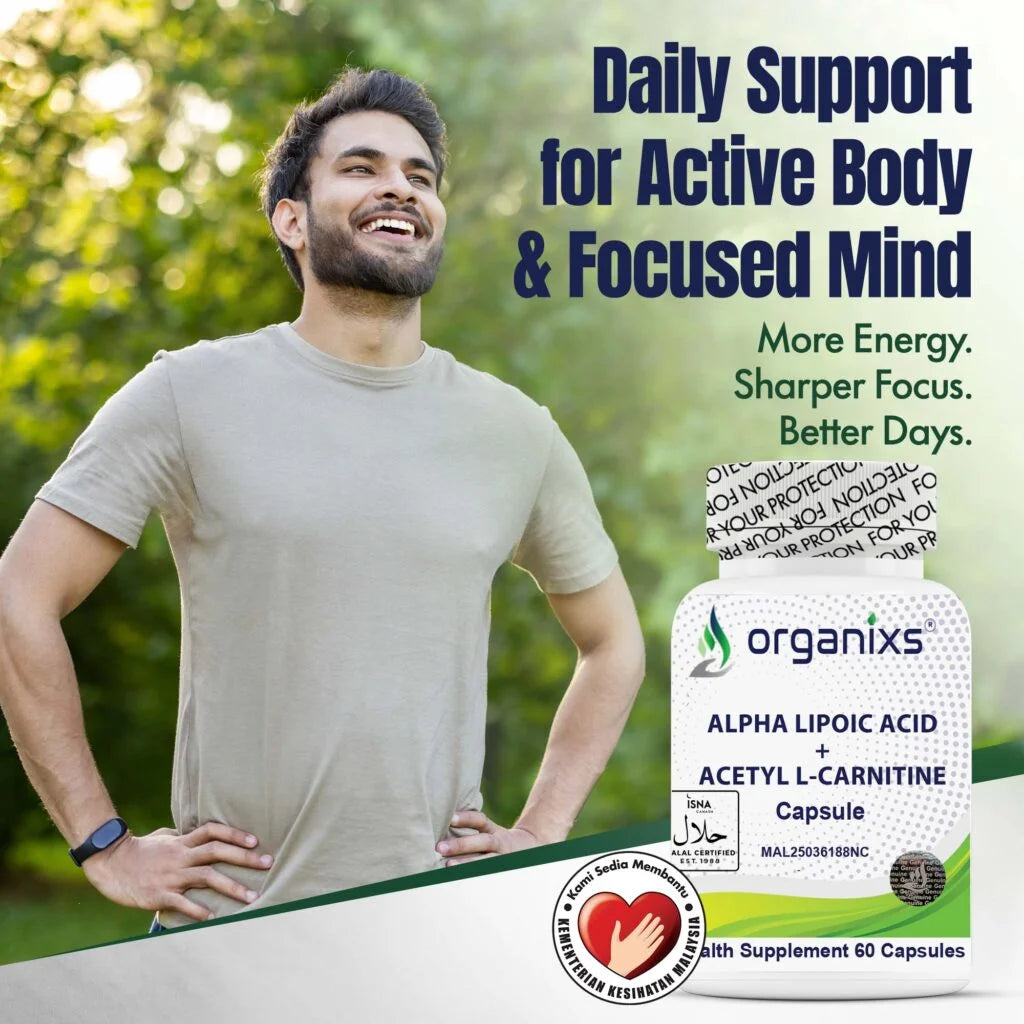Alpha Lipoic Acid 225mg + Acetyl L-Carnitine 525mg (ALCAR) [CND]