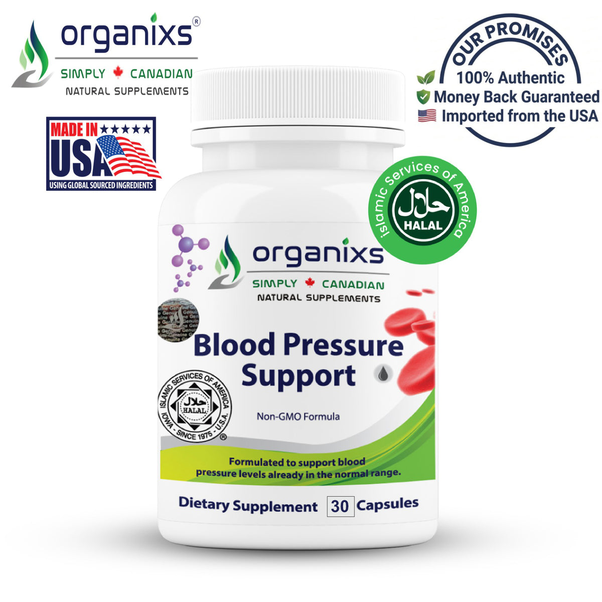 Organixs Blood Pressure Support