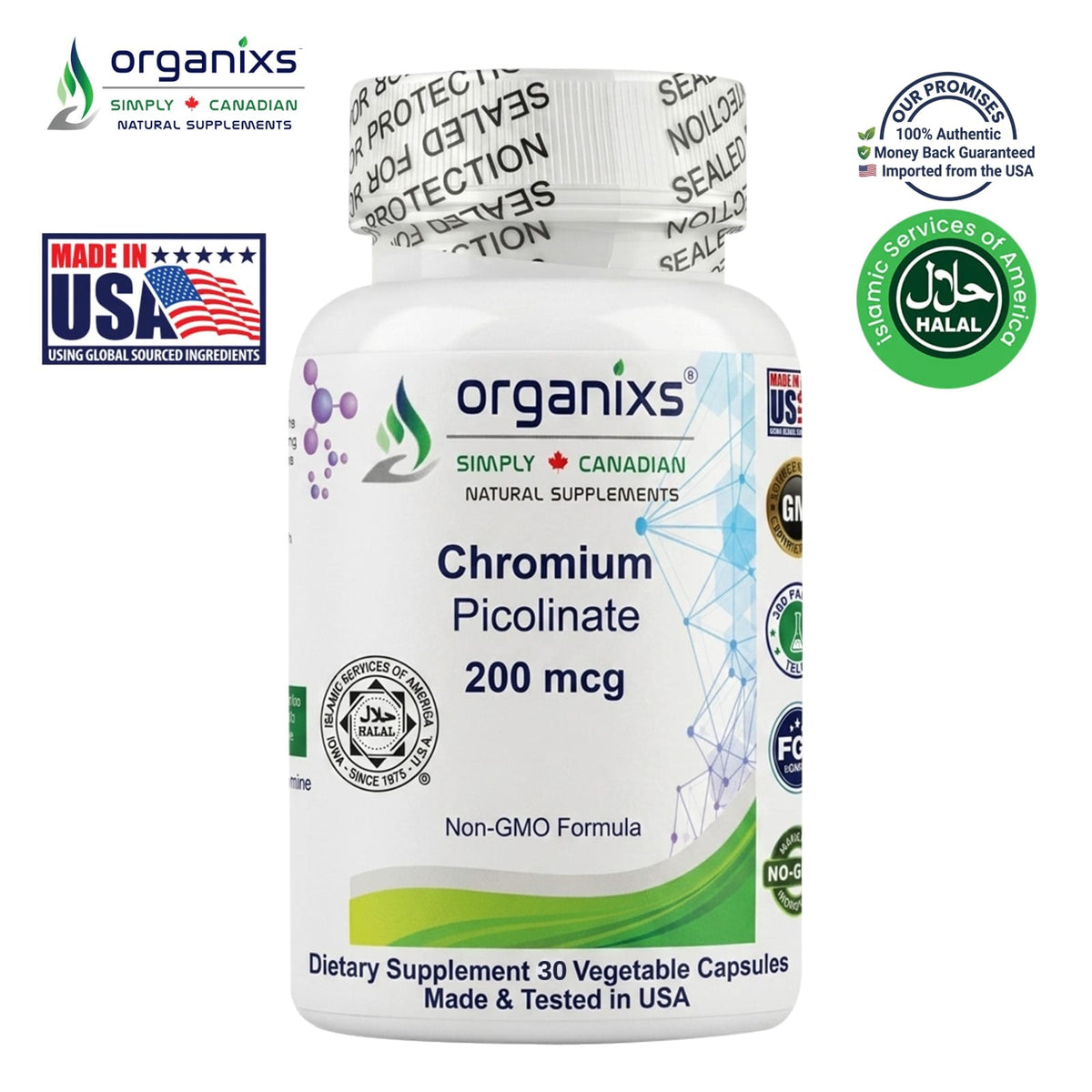 CHROMIUM PICOLINATE 200mcg