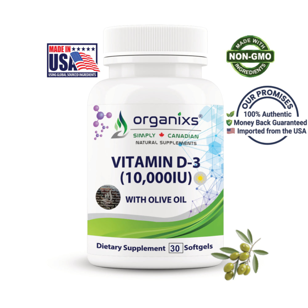 Organixs Vitamin D3 10000iu