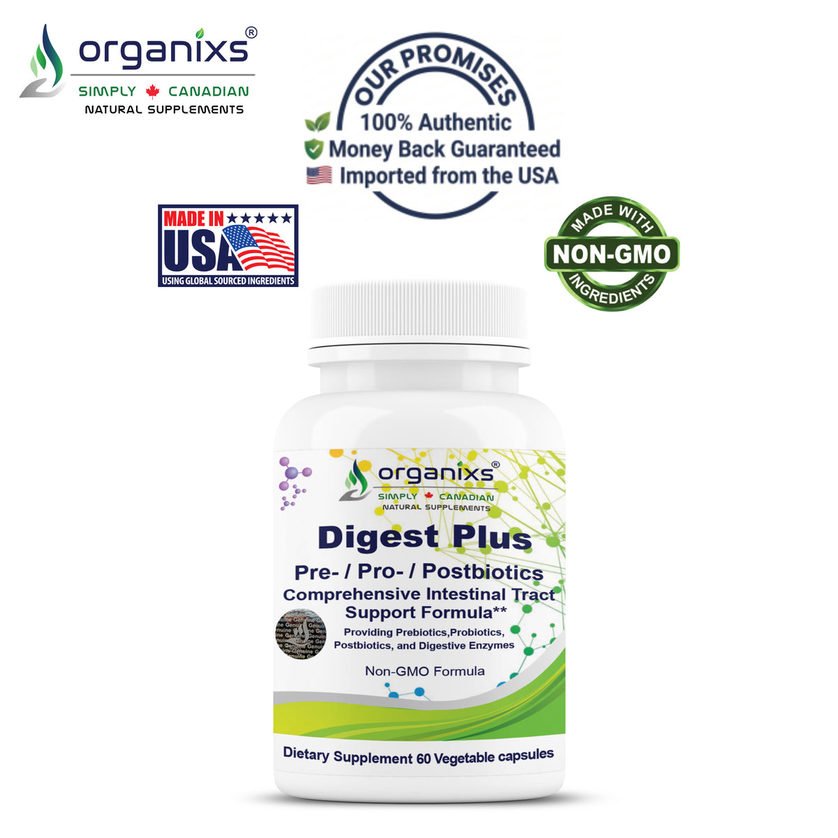 Organixs Digestive Enzyme Plus