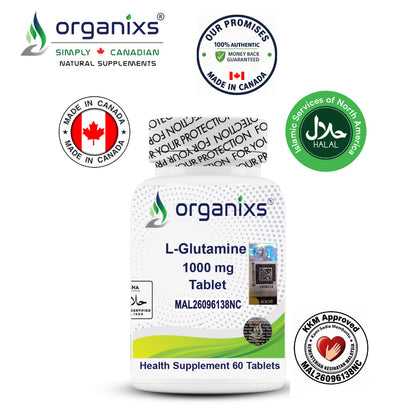 Organixs L-Glutamine 1000mg