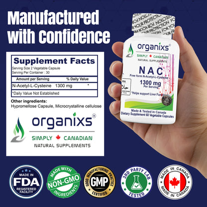NAC 1300mg N-Acetyl-L-Cysteine [CND]