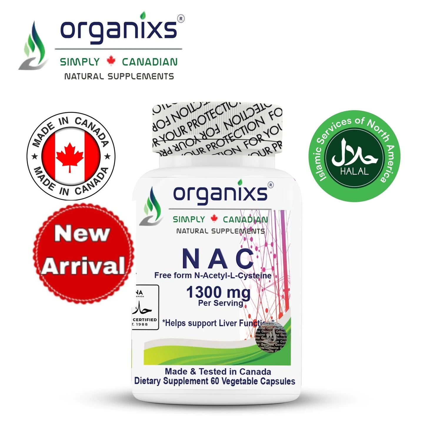 NAC 1300mg N-Acetyl-L-Cysteine [CND]