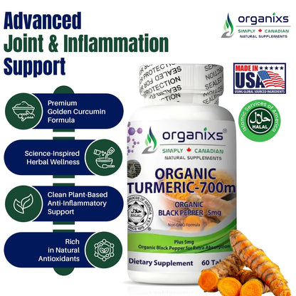 Organic Turmeric 700mg
