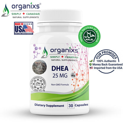 Organixs DHEA 25mg