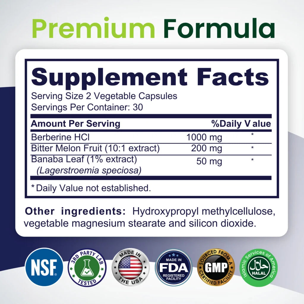 Berberine Complex 1250mg