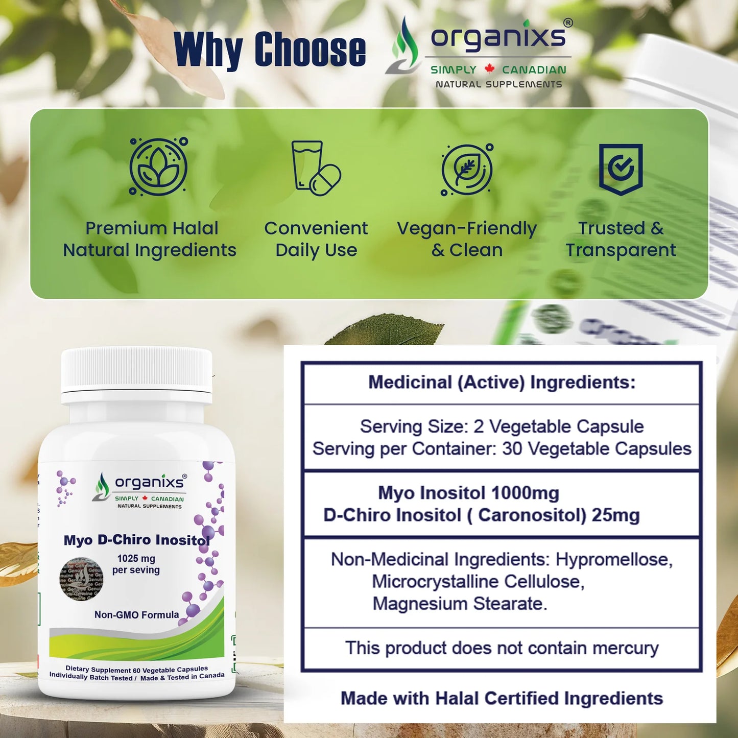 Myo & D-Chiro Inositol
